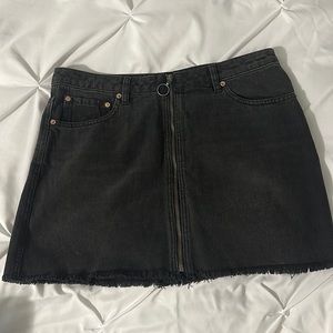 Black Free People Mini Skirt